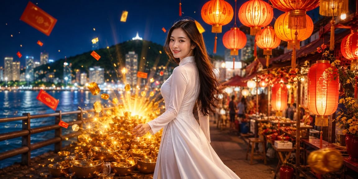Phong bì đỏ thưởng tết tại Vũng Tàu, cô gái áo dài nhận ưu đãi tiền thưởng 65ti